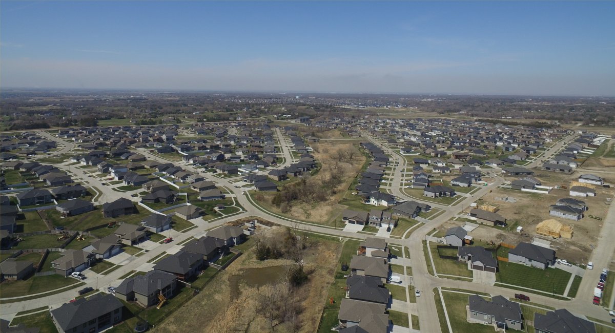 aerial view lincoln