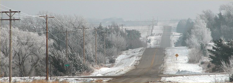 snowy scene Dec. 25