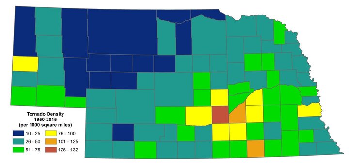 tornado density counties