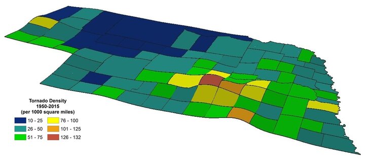 tornado density smoothed data