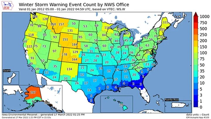 winter storm warnings